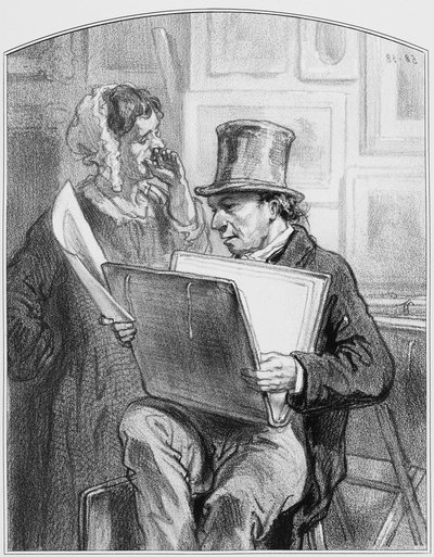 Avant la lettre, Plate 10 from Les Toquades by Paul Gavarni